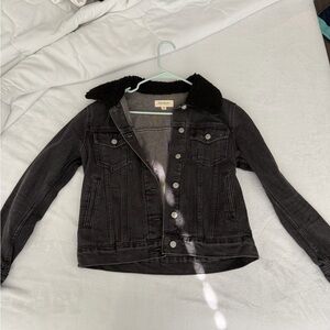 Denim Jacket with Sherpa collar